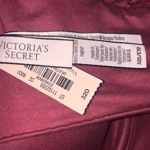 LAST TWO AVAILABLE!! - New Victoria’s Secret BBV Racerback Demi Bra Size 32D - Picture 5 of 13